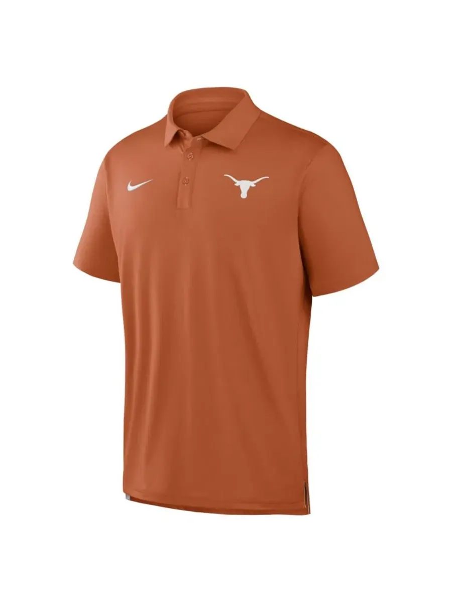 Поло Nike Texas Longhorns 2026 Sideline Tour Dri-FIT — изображение 3 из 4, оранжевый