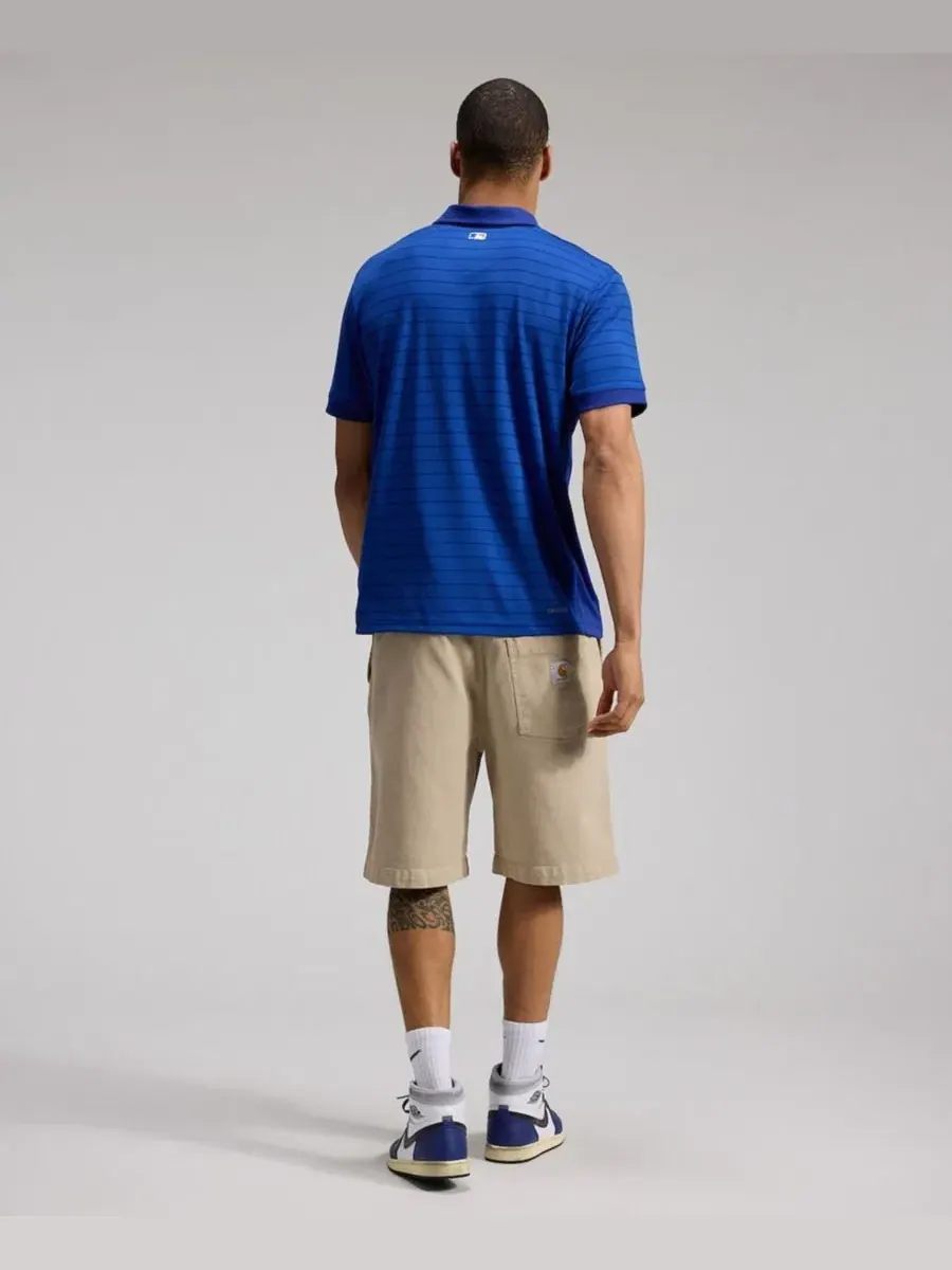 Поло Dri-FIT из пике с коротким рукавом и патчем, New York Mets Authentic Collection Striped — изображение 4 из 4