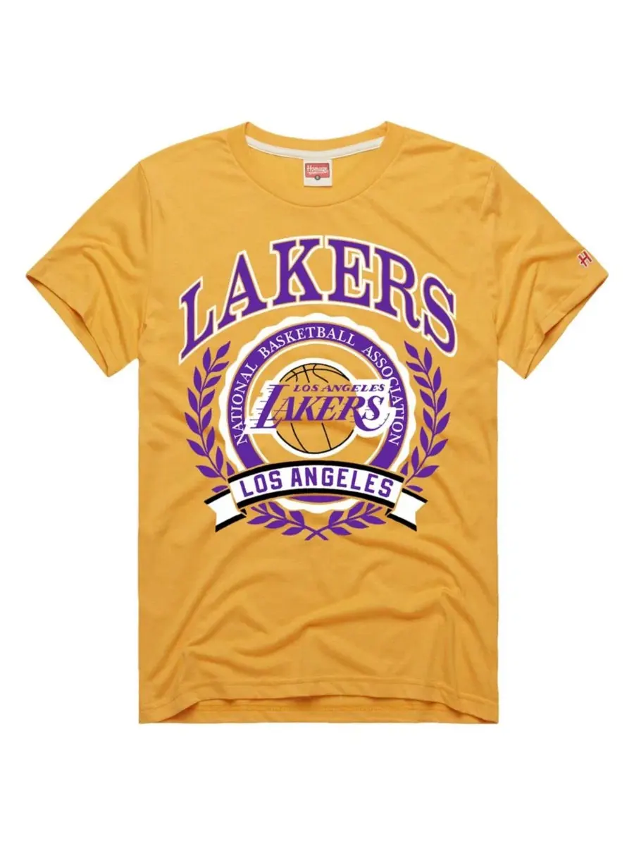 Футболка с принтом Los Angeles Lakers Crest Homage