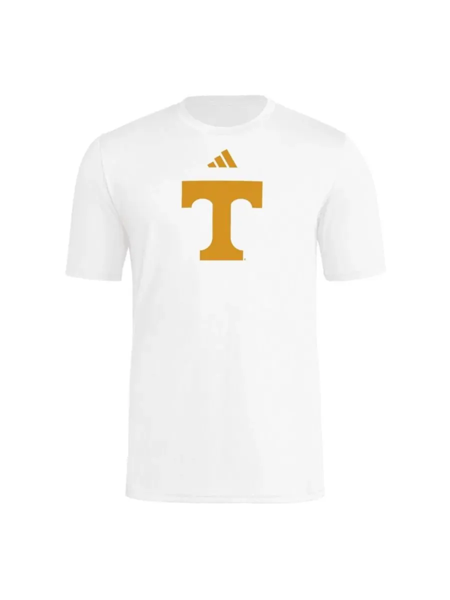 Футболка с коротким рукавом Tennessee Volunteers Primary Logo adidas — изображение 2 из 3, белый