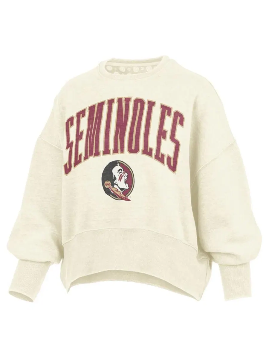 Свитшот оверсайз с принтом Florida State Seminoles Pressbox — изображение 2 из 3, прозрачный