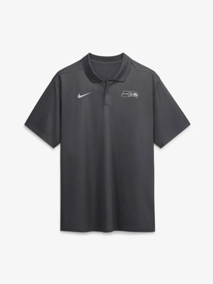 Поло Nike Dri-FIT с принтом Fractal Logo Victory, Seattle Seahawks