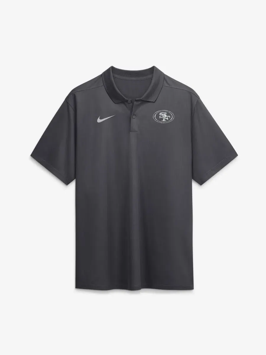 Мужское поло Nike Fractal Logo Victory Dri-FIT, San Francisco 49ers — изображение 1 из 2