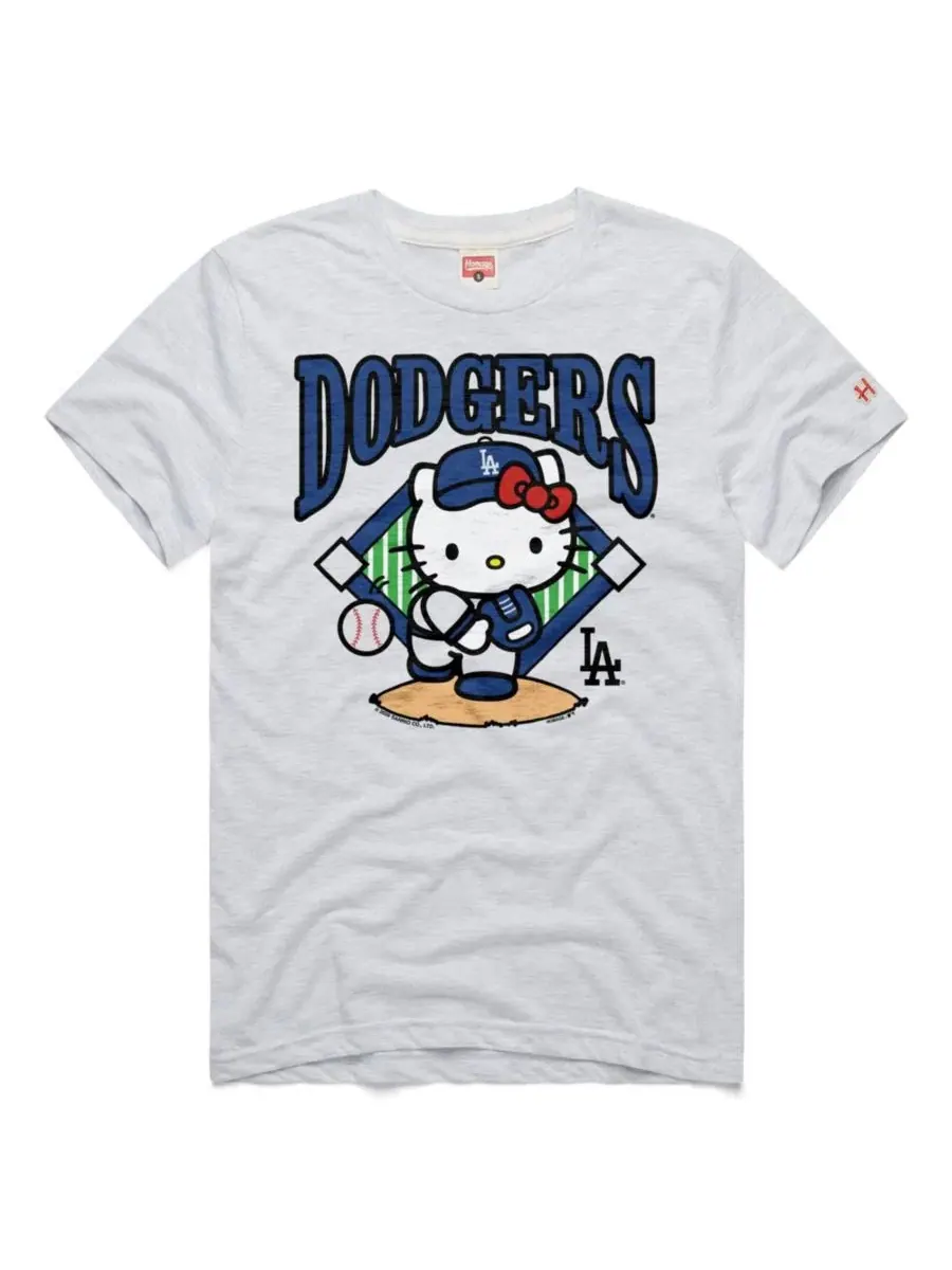 Футболка с принтом Hello Kitty Los Angeles Dodgers Homage