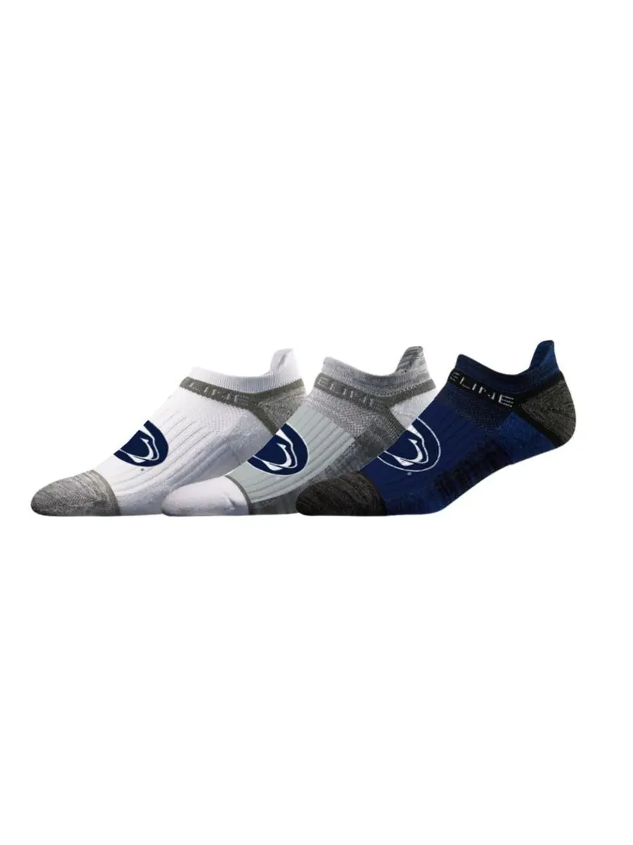 Комплект из 3 пар носков с поддержкой свода стопы Stride line Penn State Nittany Lions