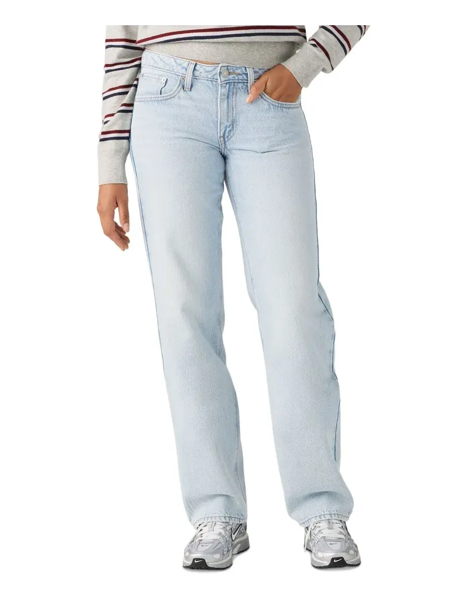 Джинсы с низкой посадкой Women's Superlow Straight Jeans Levi's, Abraided Art