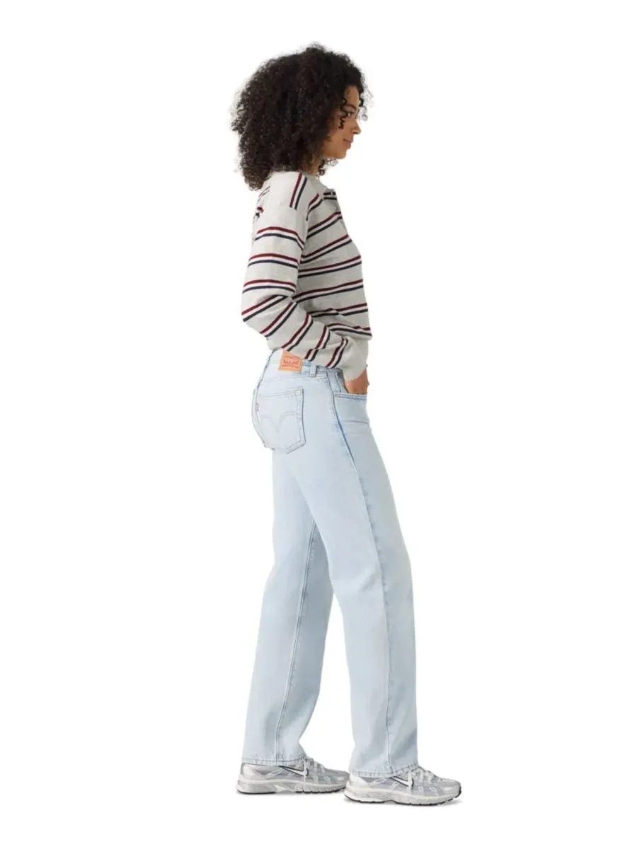 Джинсы с низкой посадкой Women's Superlow Straight Jeans Levi's, Abraided Art — изображение 4 из 5