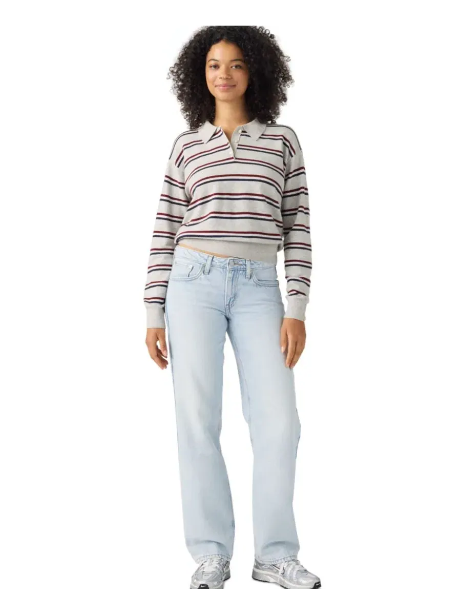 Джинсы с низкой посадкой Women's Superlow Straight Jeans Levi's, Abraided Art — изображение 5 из 5