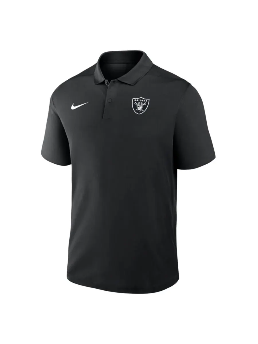 Поло Nike Dri-FIT Victory с принтом, Las Vegas Raiders — изображение 2 из 3, черный