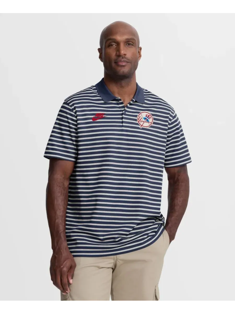 Поло с коротким рукавом, с принтом, Cooperstown Collection Dri-FIT Victory Striped Nike