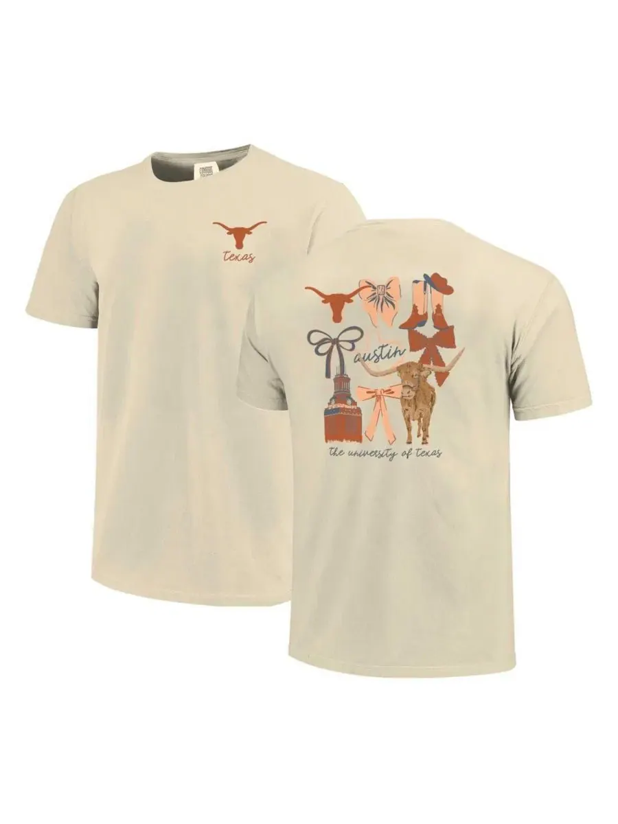 Футболка с принтом Texas Longhorns Coquette Image One