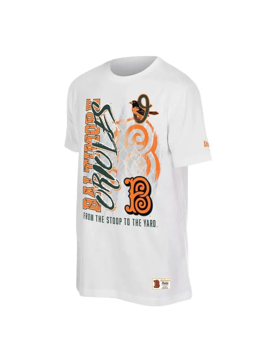 Футболка с фотопринтом Baltimore Orioles City Connect New Era — изображение 3 из 4, белый
