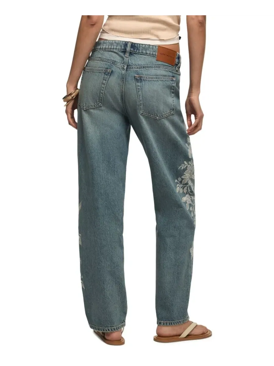 Джинсы свободного кроя с заниженной талией Legend Women's Relaxed-Fit Low-Rise Baggy Jeans Lucky — изображение 6 из 6