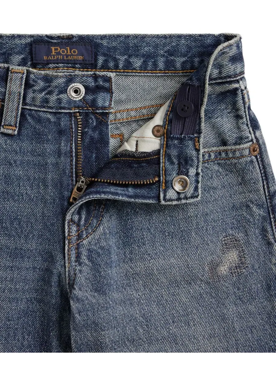 Джинсы свободного кроя с потертостями и заплатками Lynwood Polo Ralph Lauren, Spruce Creek — изображение 3 из 3
