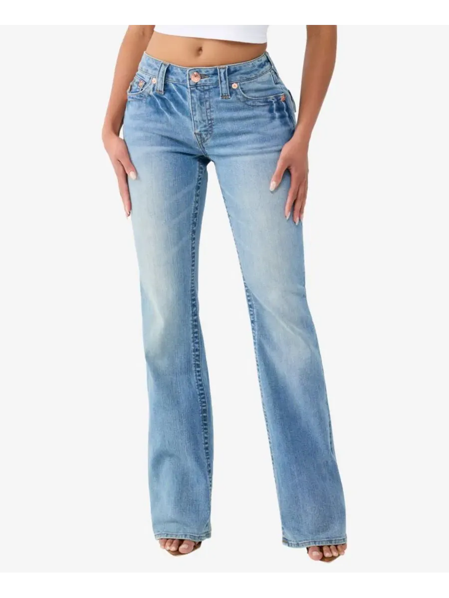 Джинсы клеш с завышенной талией, Becca True Religion, Baja Horizon — изображение 2 из 4