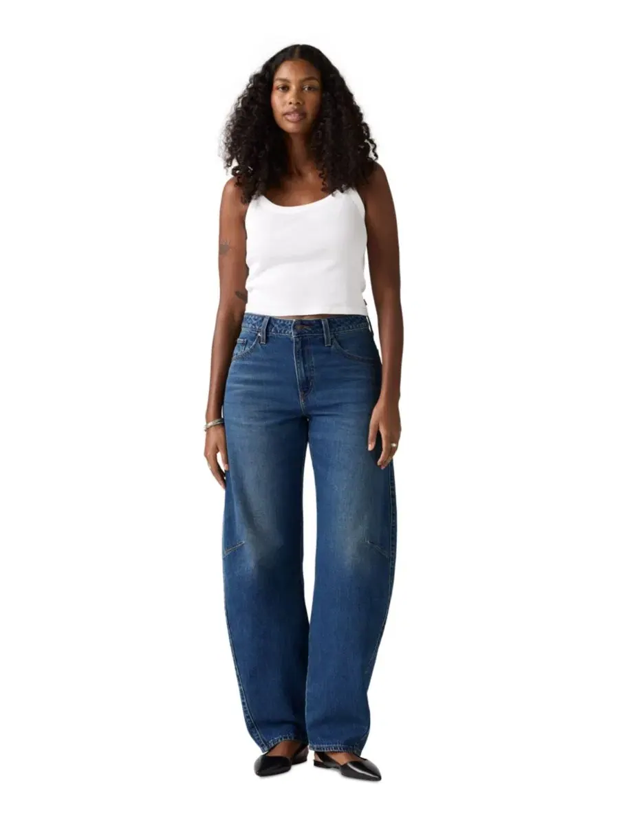 Джинсы-бабочка с высокой посадкой Levi's, Most Wanted — изображение 2 из 5