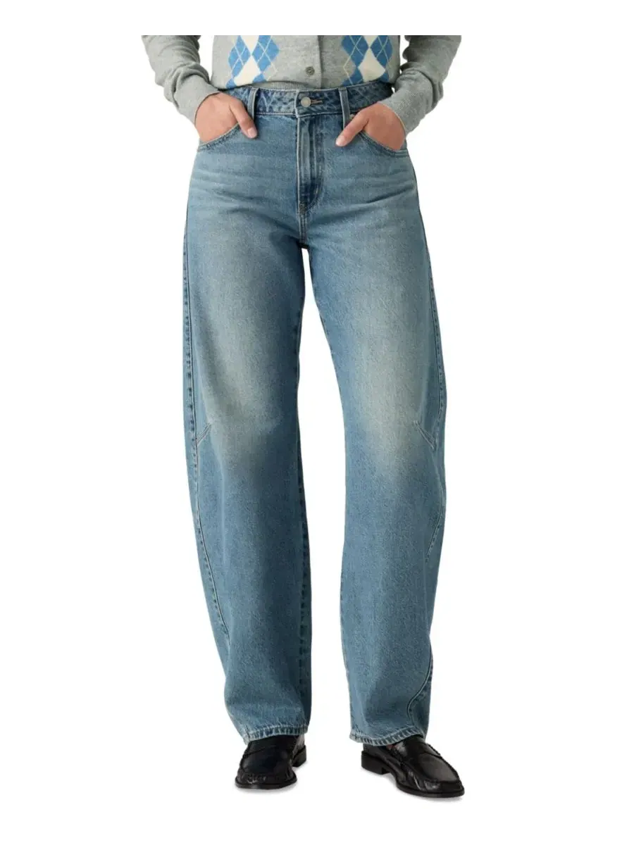 Джинсы-бабочка с широкой штаниной Levi's, Easy Days Barrel