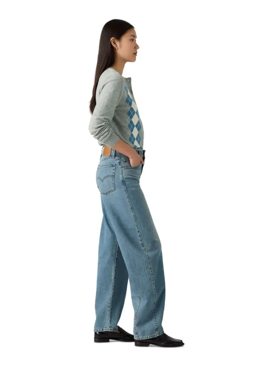 Джинсы-бабочка с широкой штаниной Levi's, Easy Days Barrel — изображение 4 из 5