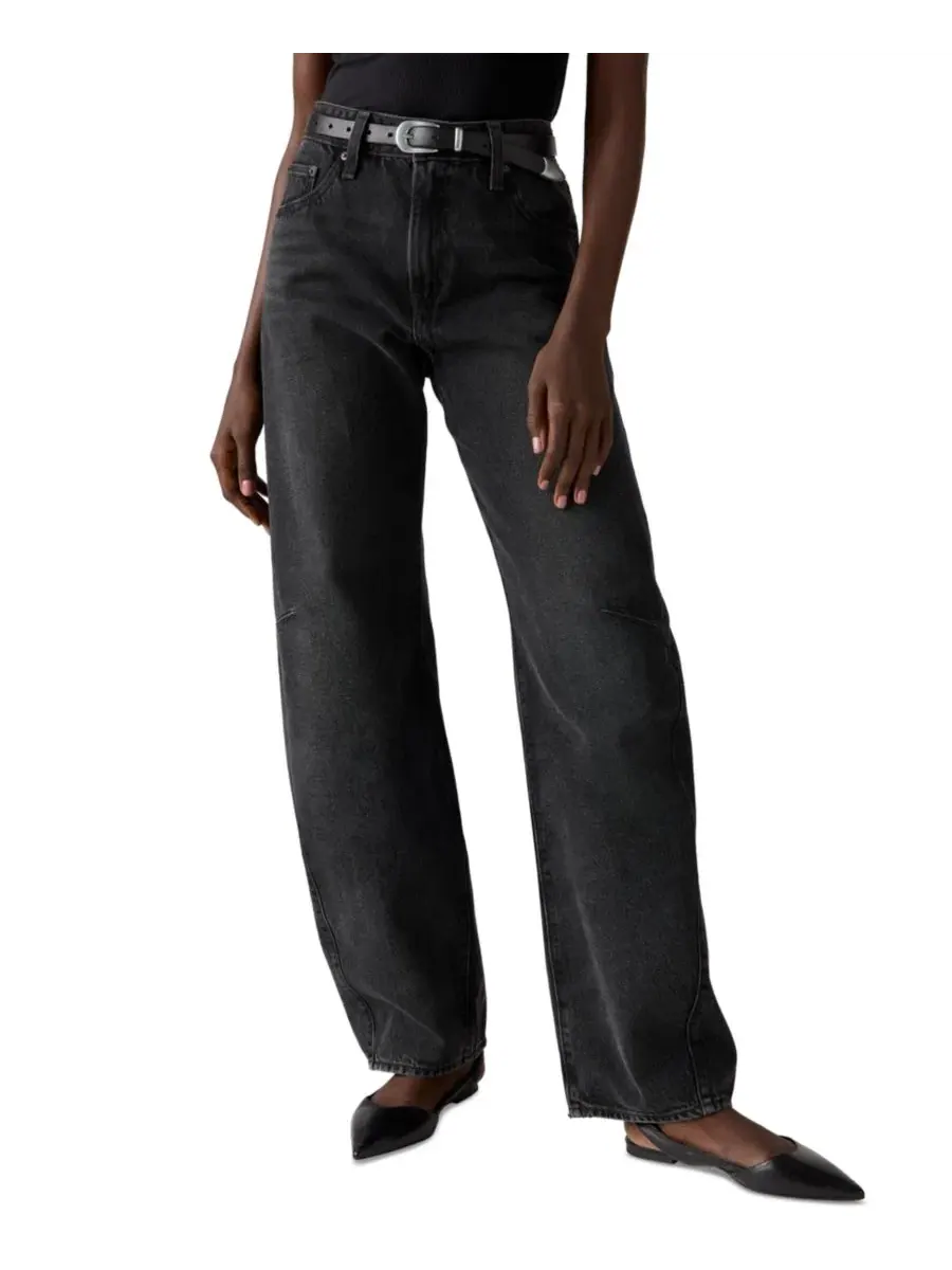 Джинсы Levi's Premium Women's Baggy Dad Cotton Barrel-Leg Jeans, Rebel Edge Barrel