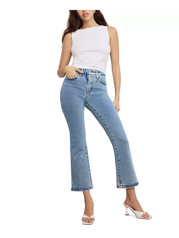 Женские укороченные джинсы Good Legs Mini Boot Good American