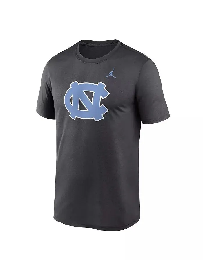 Футболка мужская антрацитовая North Carolina Tar Heels Primetime Legend с логотипом Jordan — изображение 2 из 3