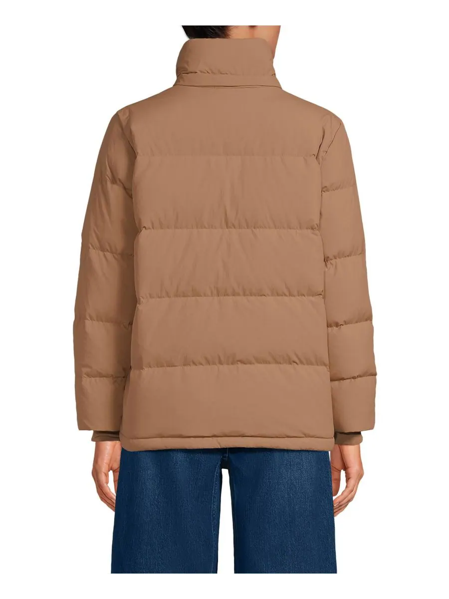 Женская пуховая куртка Max 600 Lands' End, Toasted peanut — изображение 4 из 4