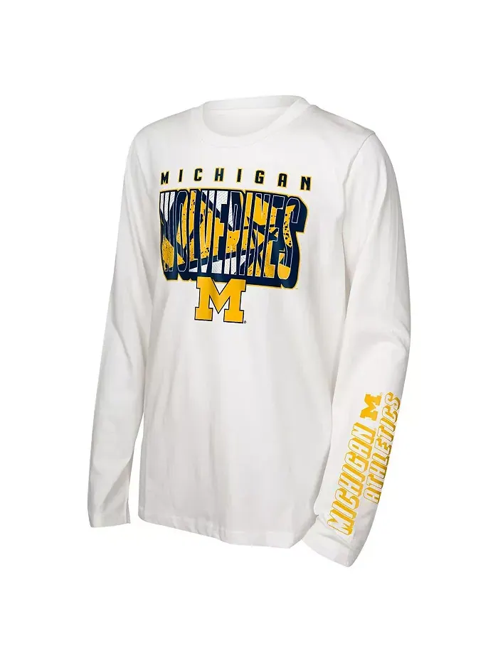 Детский комбинированный набор футболок Preschool Michigan Wolverines In the Mix Outerstuff — изображение 2 из 3
