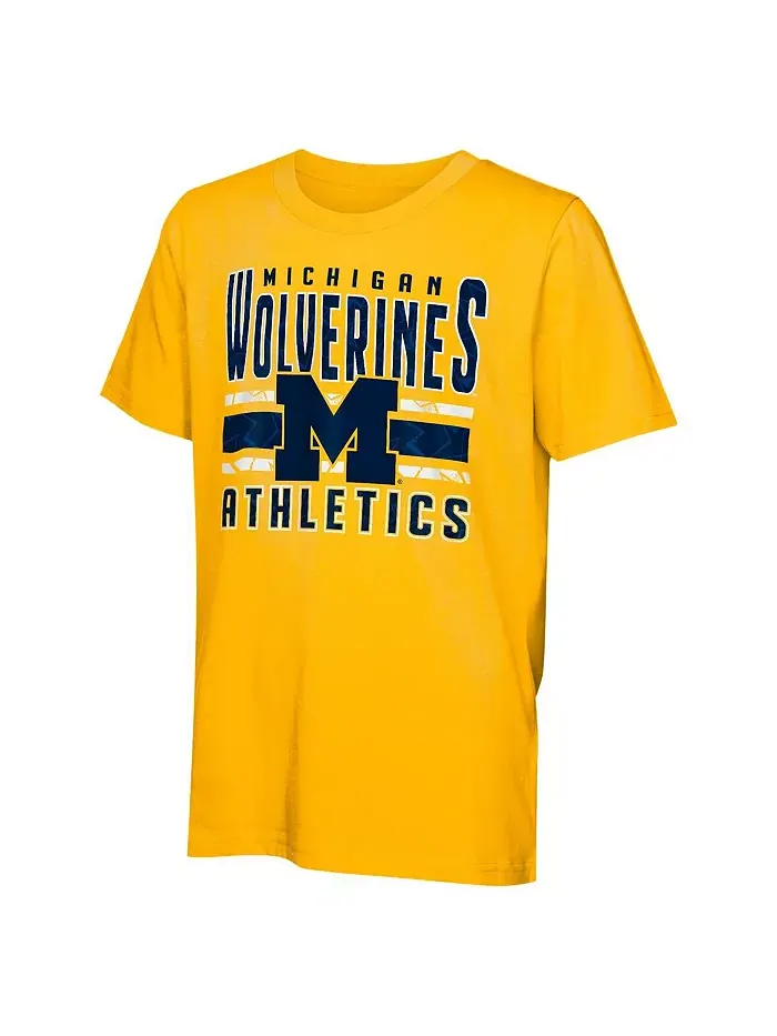 Детский комбинированный набор футболок Preschool Michigan Wolverines In the Mix Outerstuff — изображение 3 из 3