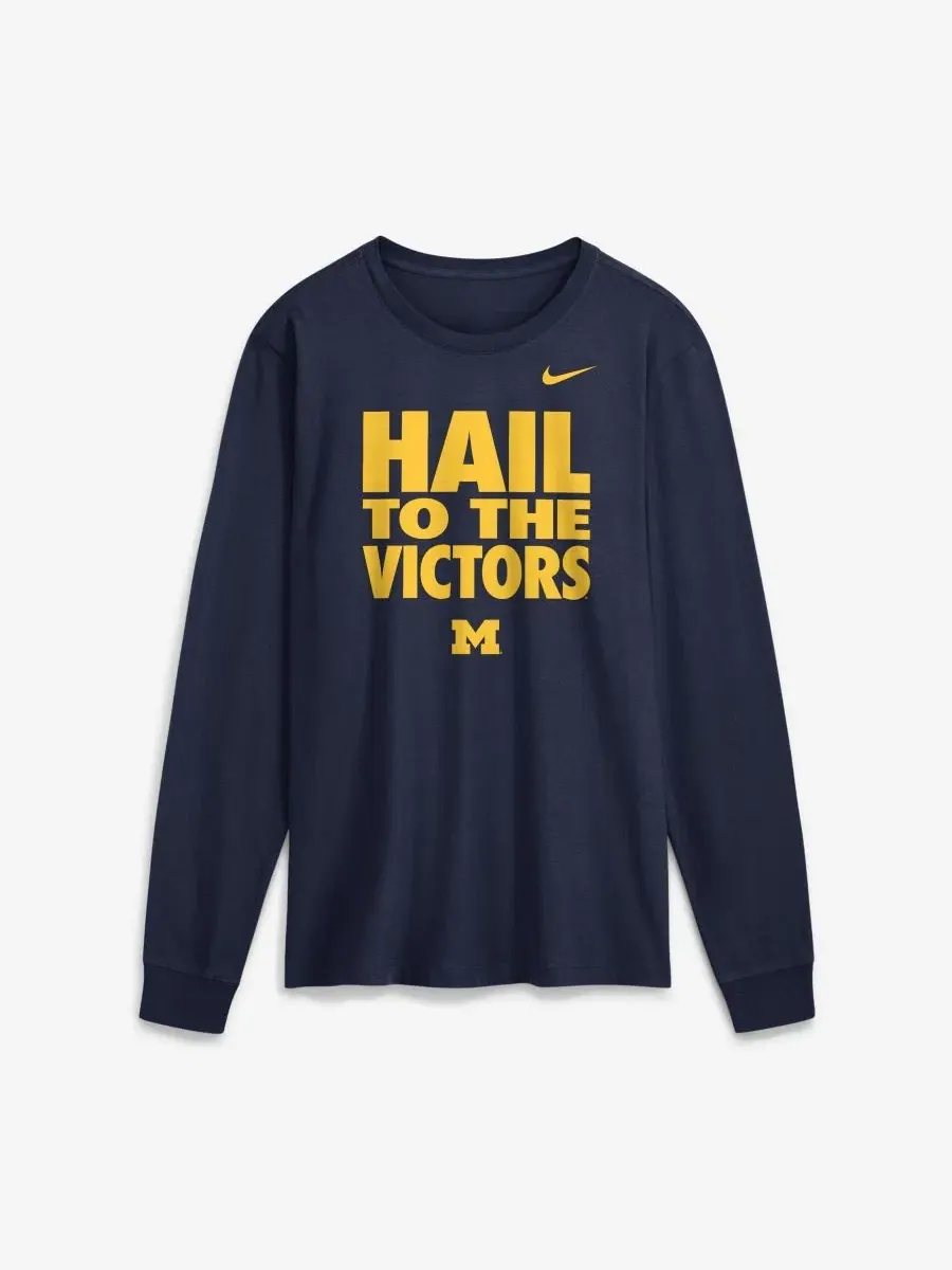 Мужская футболка с длинным рукавом Dri-FIT с принтом 2026 Sideline Slogan Jordan
