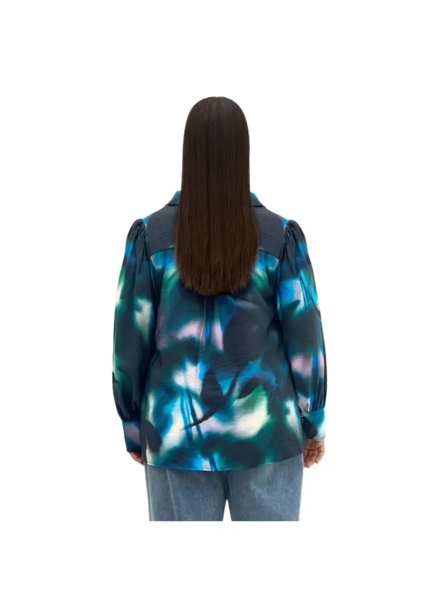 Рубашка женская с принтом Hayley Haze Print Shirt CITY CHIC, Haze Bloom — изображение 2 из 5