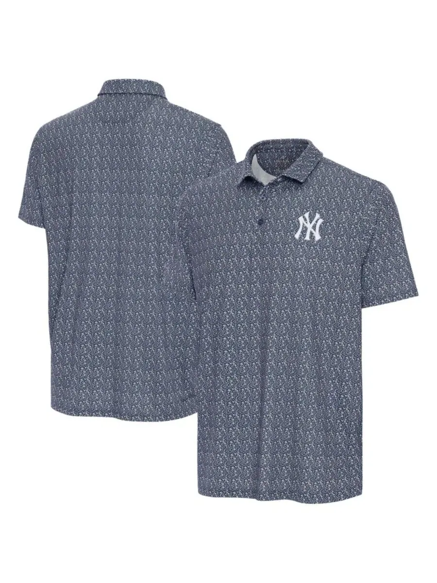 Мужское поло с принтом Botanic New York Yankees Antigua