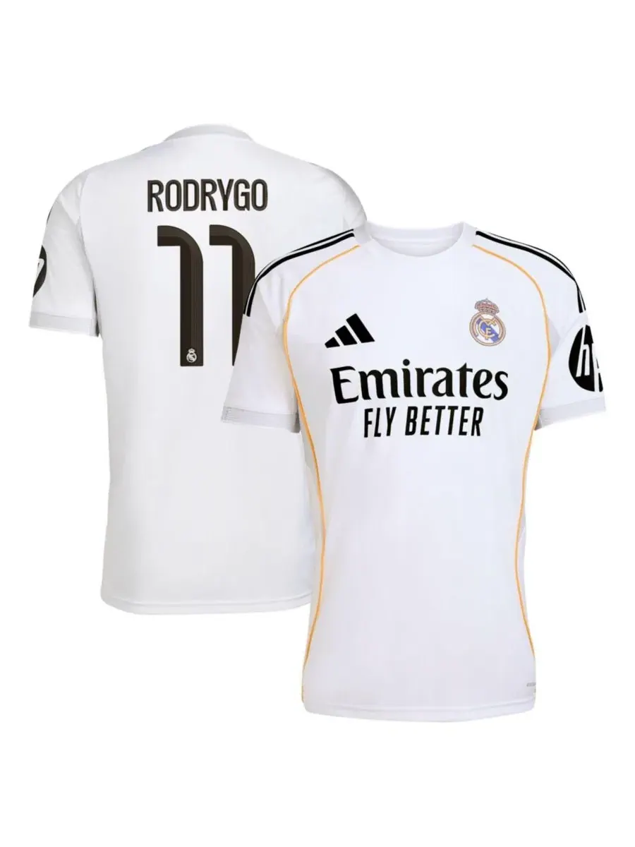 Футболка с длинным рукавом Real Madrid 2025/26 Home Replica Jersey adidas
