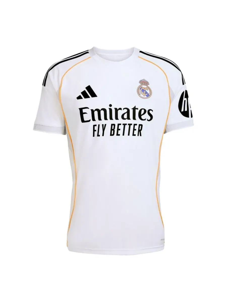 Футболка с длинным рукавом Real Madrid 2025/26 Home Replica Jersey adidas — изображение 2 из 3, белый