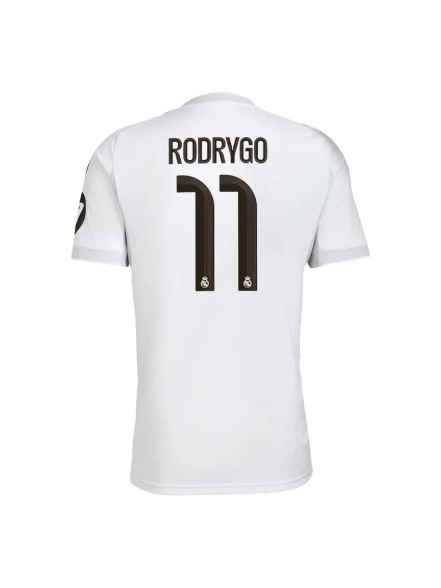 Футболка с длинным рукавом Real Madrid 2025/26 Home Replica Jersey adidas — изображение 3 из 3, белый
