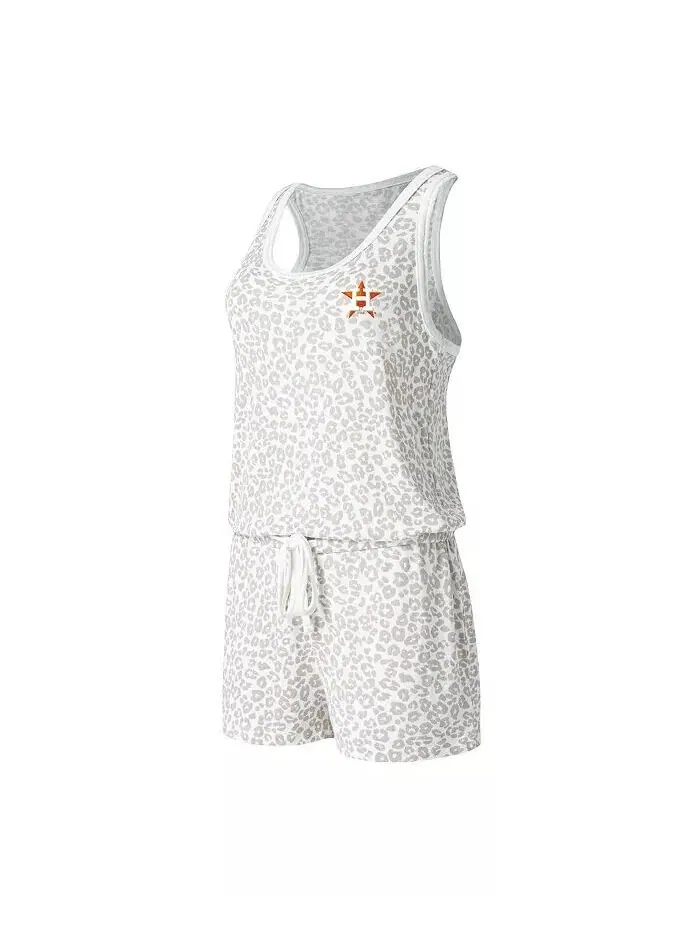 Женский кремовый трикотажный комбинезон Houston Astros Montana Hacci Concepts Sport — изображение 1 из 1