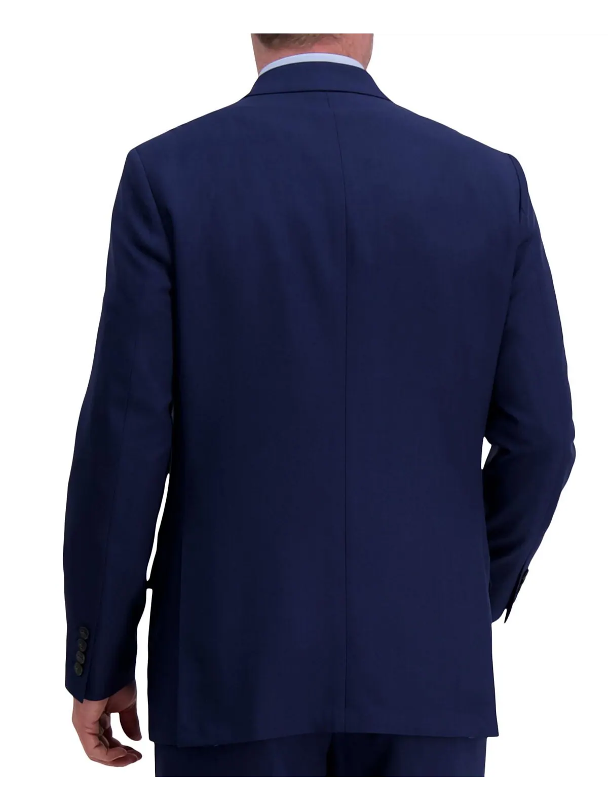Мужское пальто классического кроя Smart Wash Tech Suit Haggar — изображение 2 из 5, синий