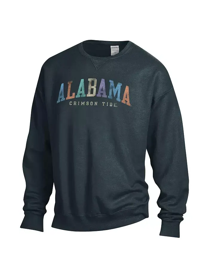 Мужская и женская оверсайз толстовка Alabama Crimson Tide серого цвета Comfortwash — изображение 3 из 3