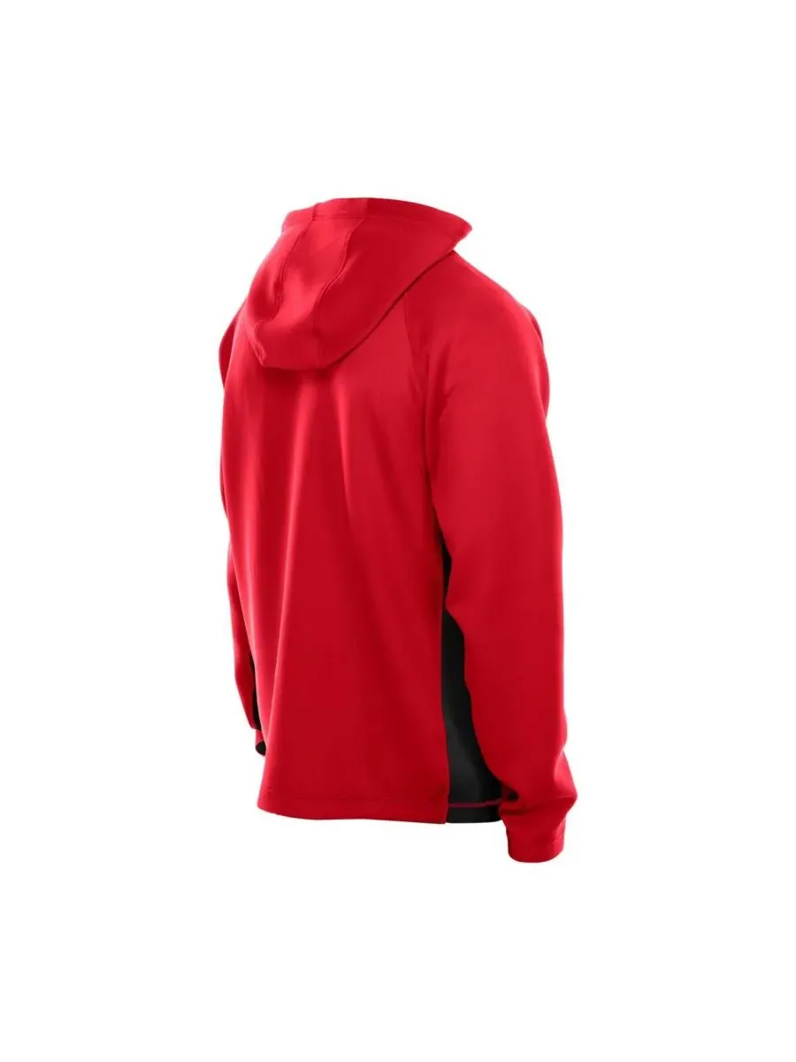 New Era Мужская красная толстовка на молнии Kansas City Chiefs Combine Authentic Raglan Scuba — изображение 2 из 3, красный