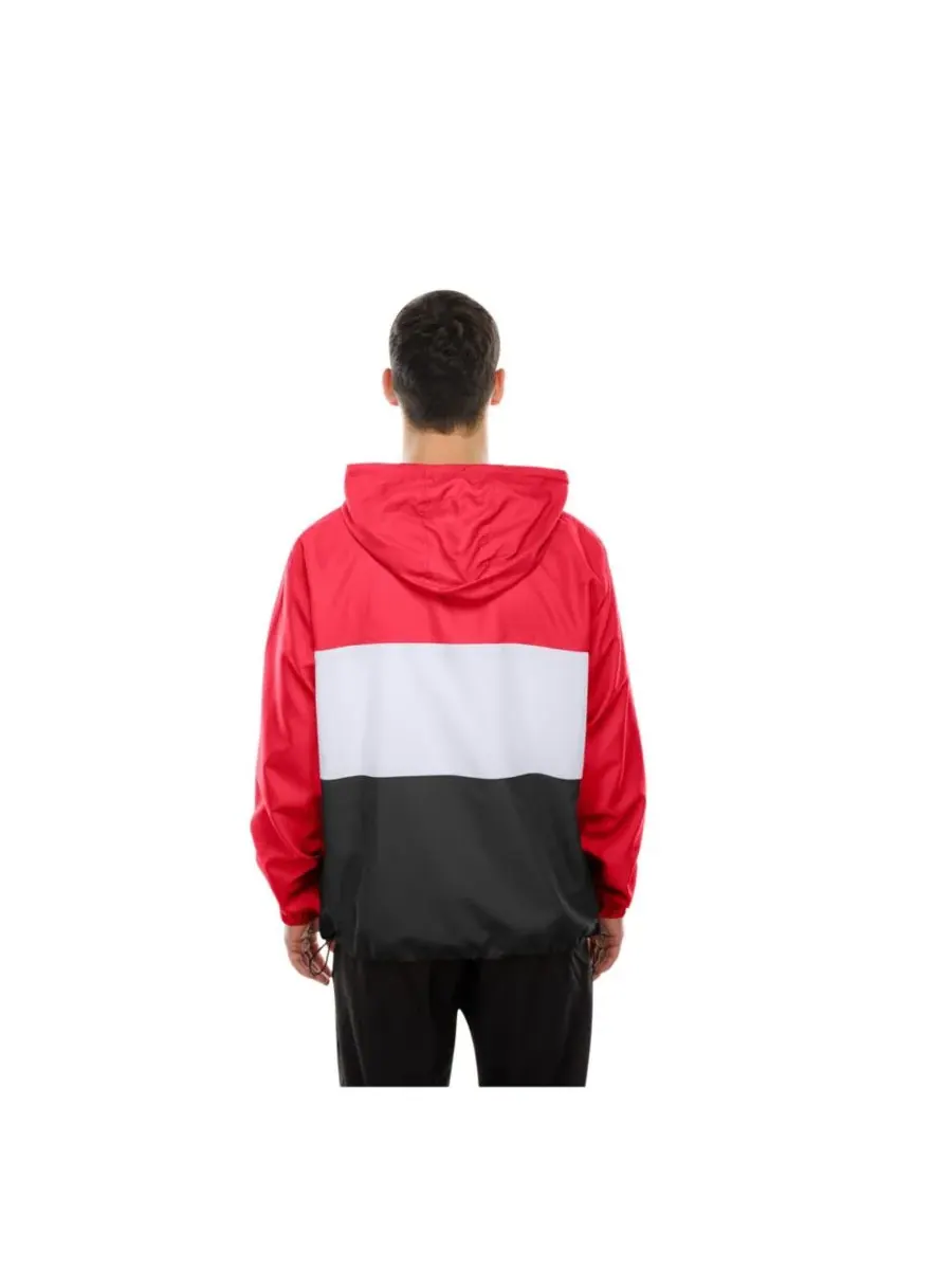 New Era Мужская красная ветровка Kansas City Chiefs из рипстопа с капюшоном и застежкой-молнией до — изображение 5 из 5