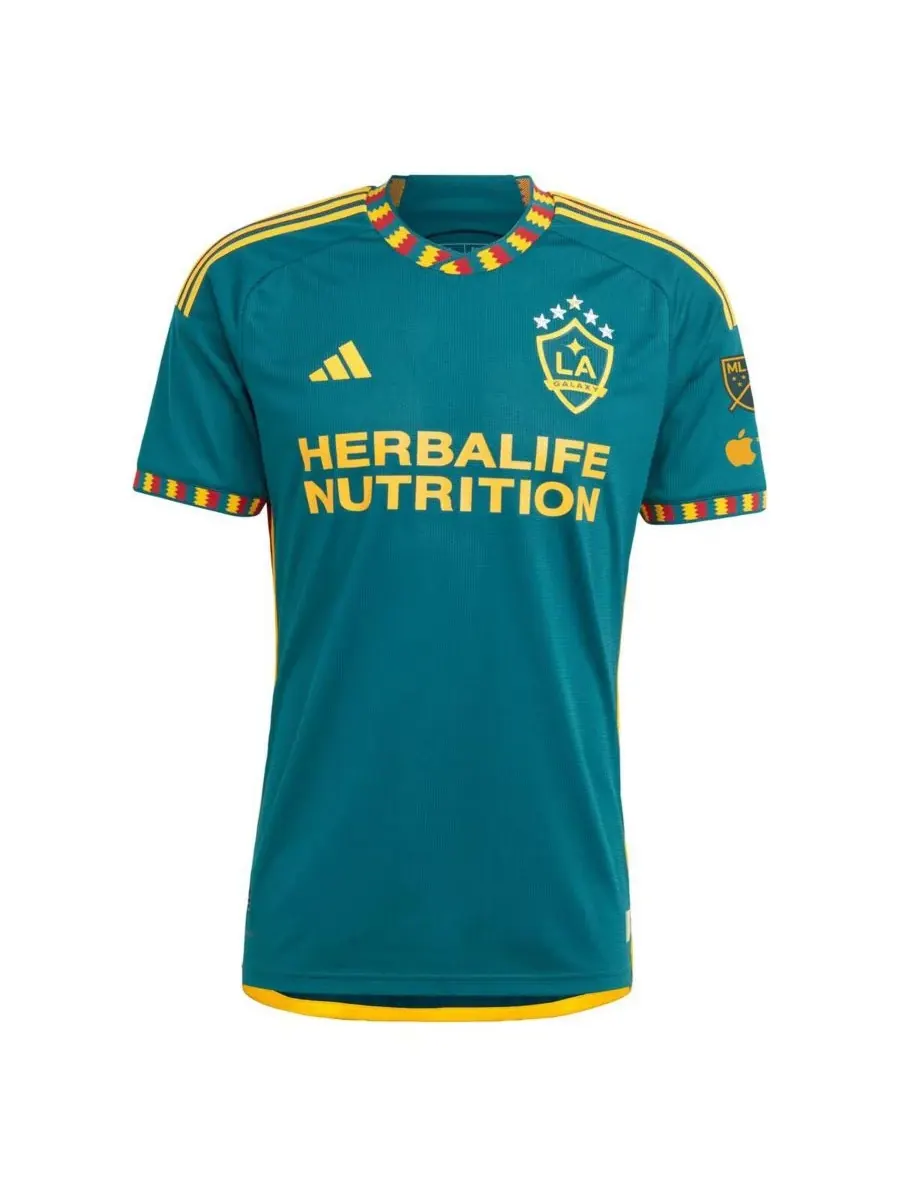 Adidas Мужская форма Marco Reus Green LA Galaxy 2024 LA Authentic Player Jersey — изображение 2 из 3, зеленый