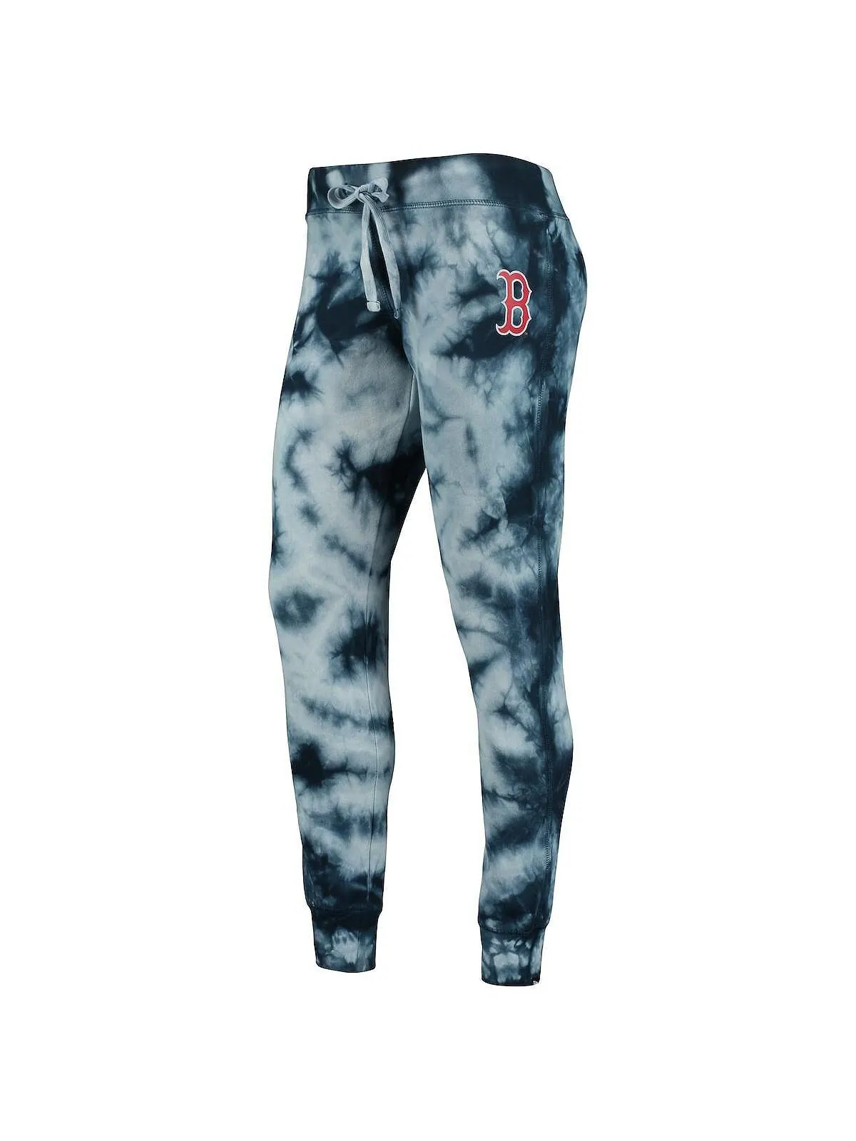 Женские темно-синие брюки-джоггеры Boston Red Sox с принтом тай-дай New Era — изображение 3 из 4, темно-синий