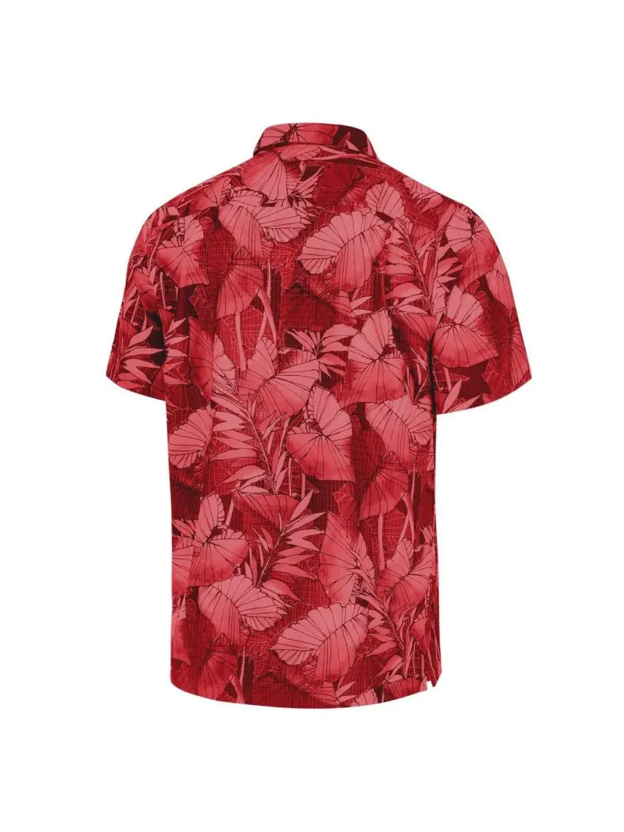 Tommy Bahama Мужская рубашка на пуговицах с изображением команды Washington State Cougars цвета — изображение 3 из 3, красный