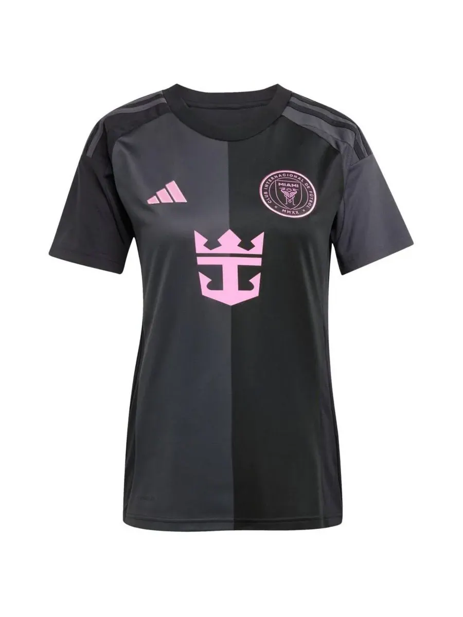 Adidas Женская черная футболка-реплика Родриго Де Поля Inter Miami CF 2025 The Fortitude Kit — изображение 2 из 3, черный