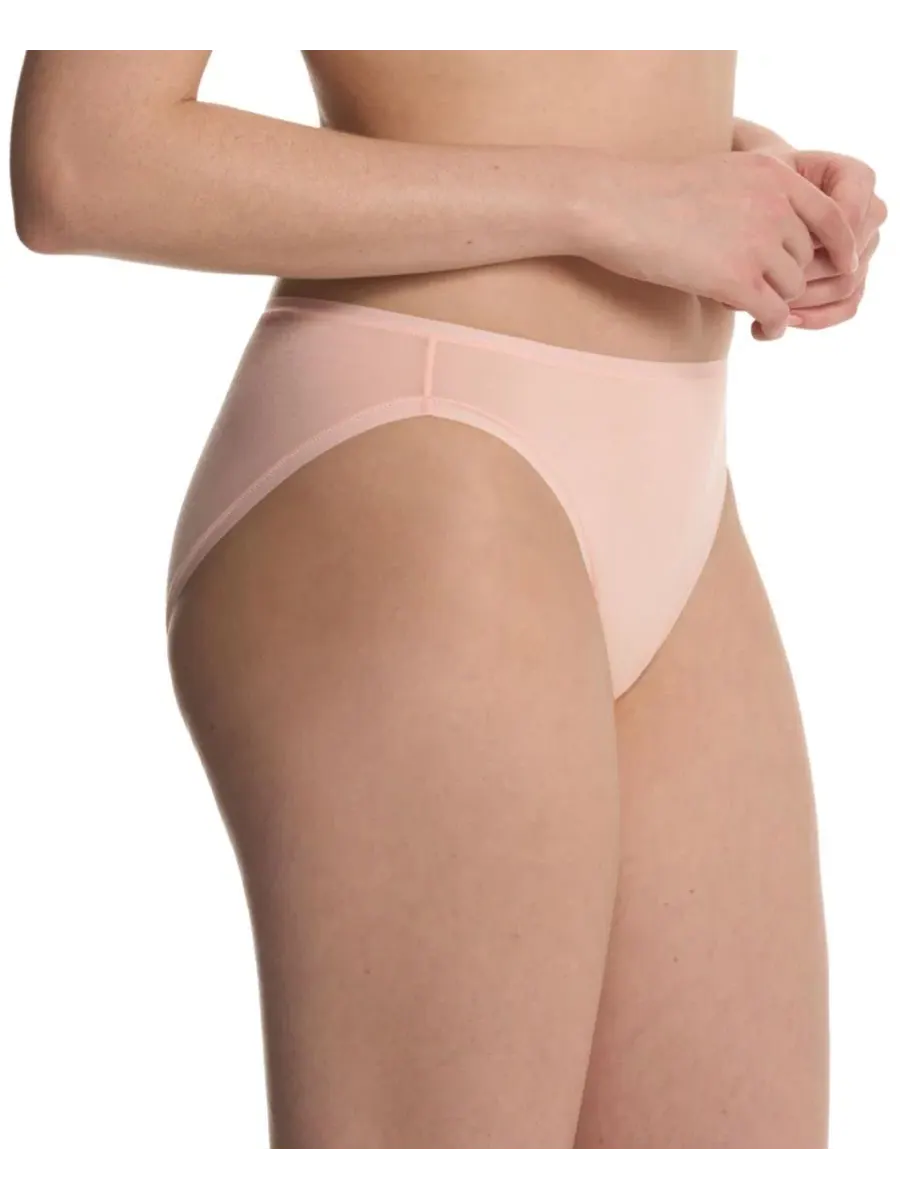 Женские бесшовные трусики Bliss Bare из хлопка Supima Natori, Peach Whip — изображение 2 из 3