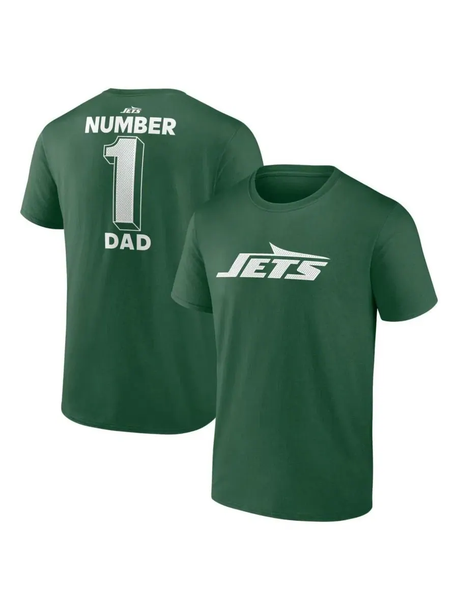 Мужская футболка Royal Buffalo Bills #1 Dad Jersey Logo Athletic — изображение 1 из 3, зеленый белый