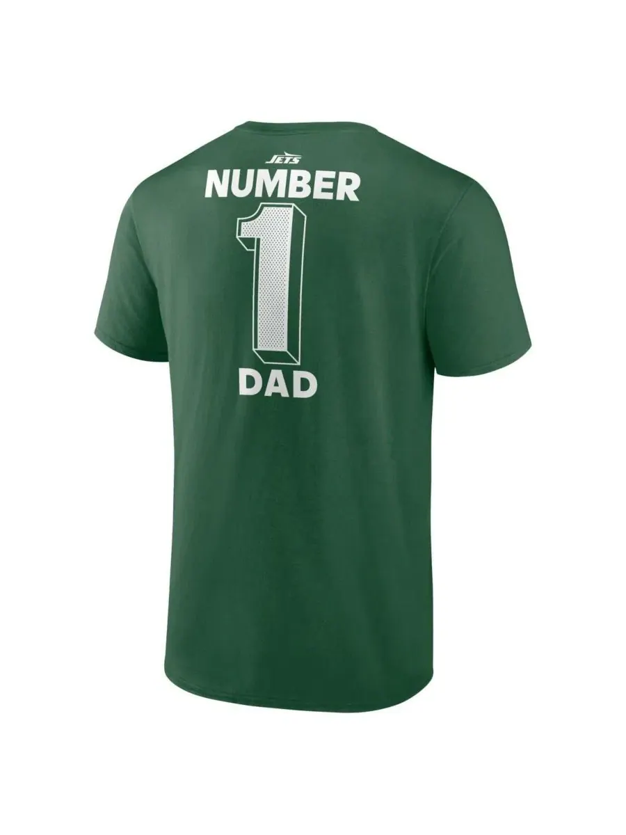 Мужская футболка Royal Buffalo Bills #1 Dad Jersey Logo Athletic — изображение 3 из 3, зеленый белый