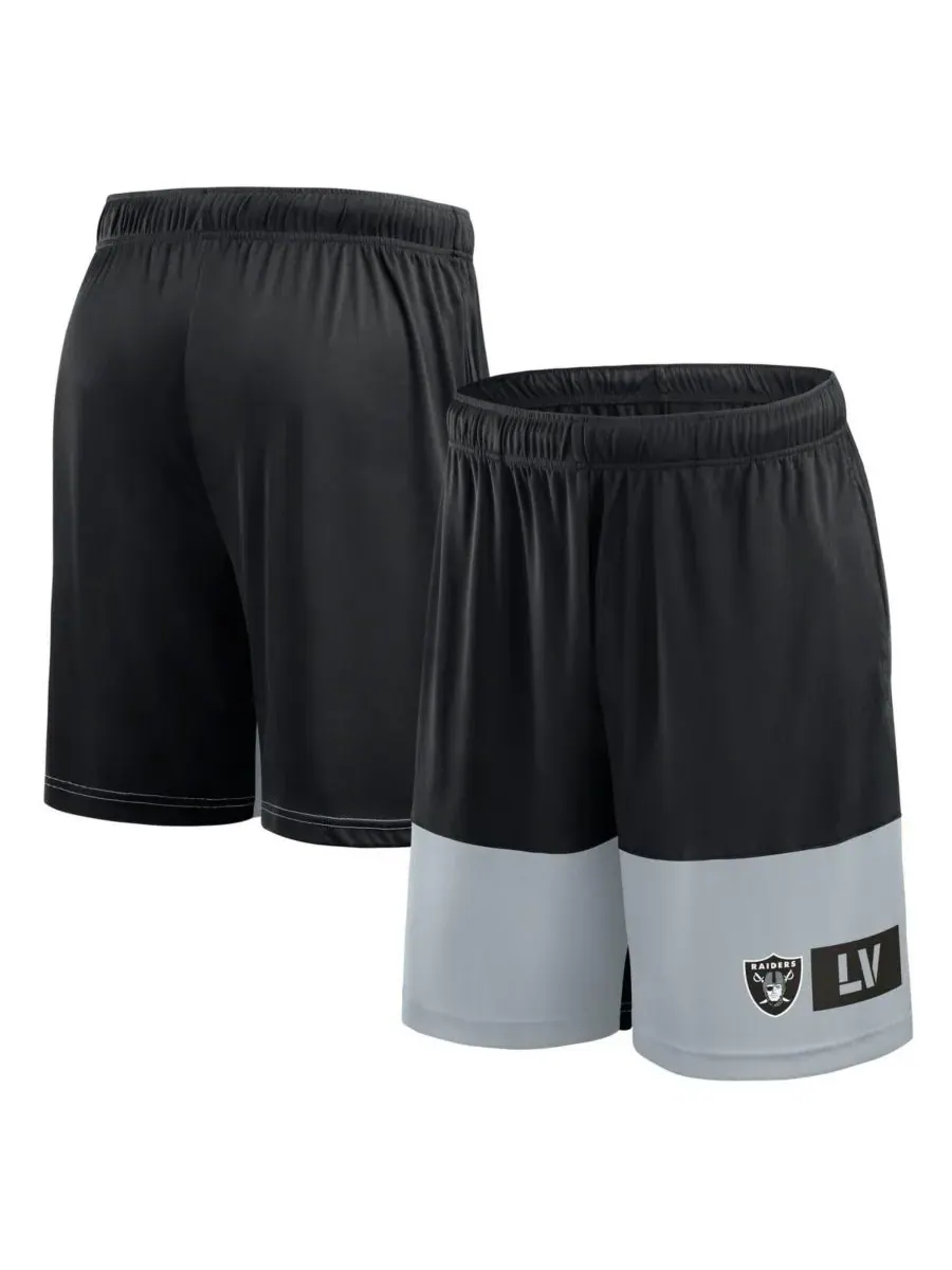 Logo Athletic Мужские черные шорты Las Vegas Raiders Best of the Best