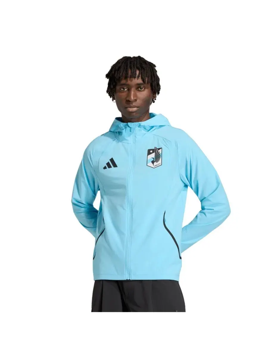 Ветровка мужская с капюшоном Tiro Travel Minnesota United FC adidas