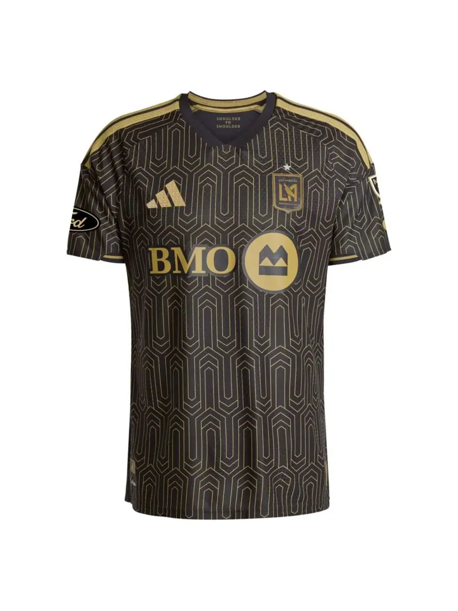 Футболка с длинным рукавом LAFC 2026 Primary Kit On-Field Authentic Patch Jersey adidas — изображение 3 из 3, черный