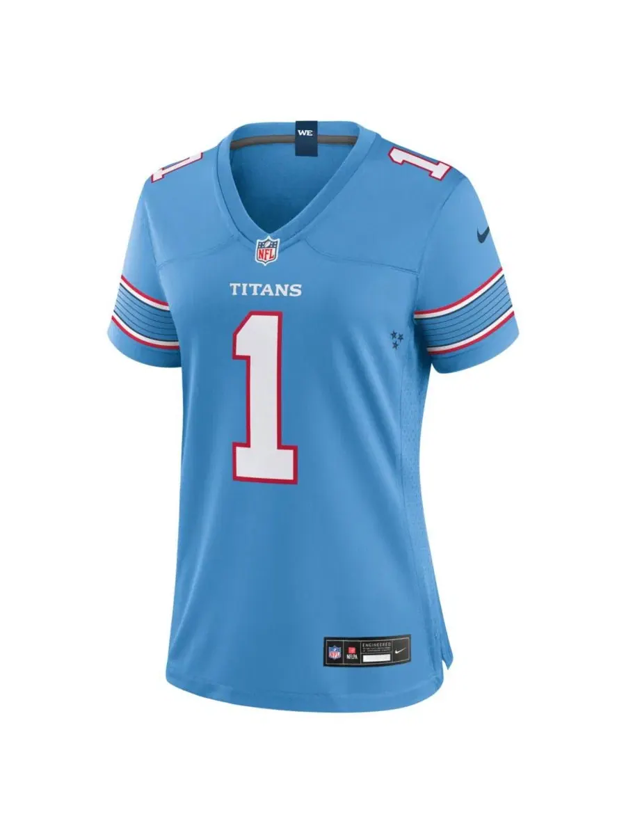 Футболка Nike Tennessee Titans Cameron Ward Light Blue — изображение 3 из 3, светлый синий